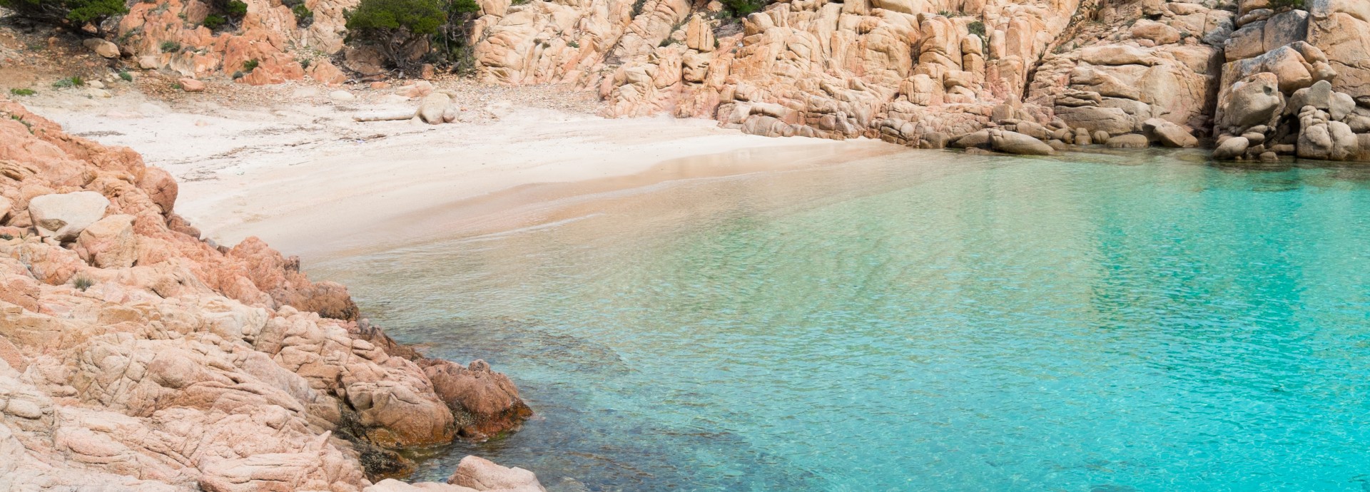 Beach of Cala Coticcio, Caprera Island, Sardinia