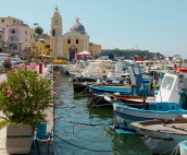 Island of Procida, Naples, Fishing boats