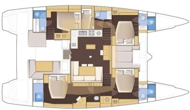 Lagoon 51 Layout