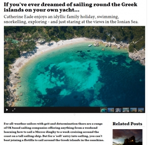 If you&#039;ve ever dreamed of sailing round the Greek islands on your own yacht...