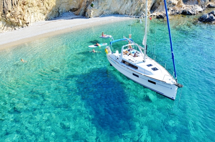 yachting around mediterranean